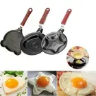 1pc Mini Egg Pancake Frying Pan NonStick Omelette Breakfast Shape Cookware G8Y4