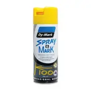 DYMARK Mark 350g Aerosol Spray & Mark Yellow Marking Paint