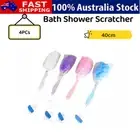 4X Bath Shower Back Scratcher Exfoliate Loofah Loofa Body Sponge Spa Massge Wash