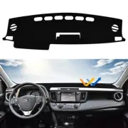 Black Dashmat Carpet For 2013-2018 Toyota RAV4 Car Dash Mat Pad Dashboard Cover (for: Toyota)
