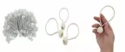 ABN Ball Bungee Cord – 6in White Loops Small Cords with