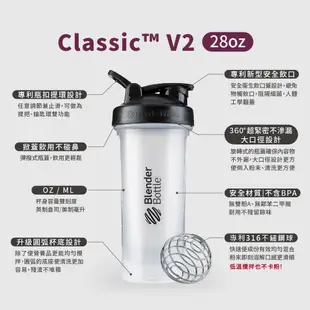 【Blender Bottle】Classic系列 | 28oz V2 Marvel 漫威特別款運動水壺『美國原裝進口』