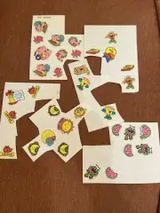Vintage Trend Scratch ‘N Sniff Stickers - Lot of 35 Stickers on 6 Sheets