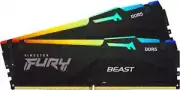 Kingston FURY Beast RGB 64GB 5600MT/s DDR5 CL40 DIMM (Kit of 2) Memory