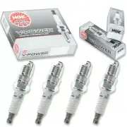 4pcs 75-77 Flagship Light Service NGK V-Power Spark Plugs 305 CID Kit Set vd