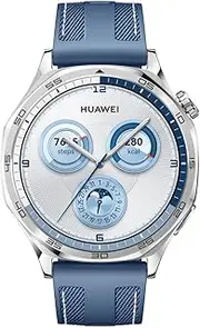 [HUAWEI] Watch GT 5 46mm Smartwatch, Sharp-Edged Design, All-New Running and Cycling Sports, Health Tracking, up to 14 Days Battery Life, Compatible with iOS and Android, Blue