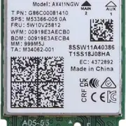 [AX411NGW] WiFi 6E Tri Band WiFi Card M.2 Key E CNVIo2 802.11ax BT 5.3