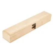 Brand New Beautiful, long wooden box light tan color
