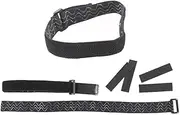 [Bhuuno] #N/A Women's Knee-high Boot Straps Non-slip Elastic Retaining Strap with Adhesive Tape - Black, Boots Straps+12 Stickers
