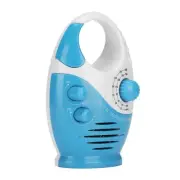 Portable AM FM Radio, Shower Radio with Speaker, Hook Type Broadcast Music Ra...