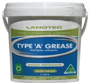 LANOTEC TYPE 'A' GREASE (FOOD GRADE) NATURAL LUBRICANT - LANOLIN - 1 LITRE