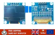 0.96" 128x64 OLED SSD1306 White/Blue Display I2C for Arduino, UK Seller