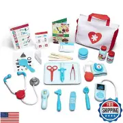 Melissa and Doug Get Well Doctor’s Kit Play Set – 25 Toy Pieces - Doctor Role