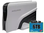 Avolusion PRO-Z Series 6TB External Gaming Hard Drive for PS5 Game Console WHITE