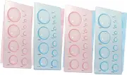 ARTIBETTER 4Pcs Quilling Tool Set Half Ball Moulds for DIY Paper Crafts Durable Quilling Tools for Creating Flower Petals and Pots Lightweight and Portable Design