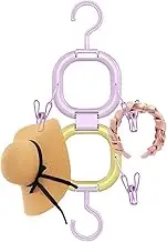 Hat Storage Rack | Over The Door Hat Organizer - Space-Saving Cap Holder with Hanger And Clips for Closet Room Home RV Dorm Entryway