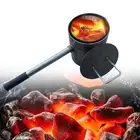 Carbon Barrel Fire Extinguisher Outdoor Burning Bucket for Backyard Trekking