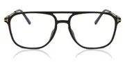 Tom Ford FT5665-B Blue-Light Block 001 Men's Glasses Black Size 54 - Private Health Rebate - Blue Light Block Available