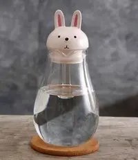 在飛比找Yahoo!奇摩拍賣優惠-5464A 日式 可愛兔兔造型玻璃壺 超萌造型小兔冷水壺可愛