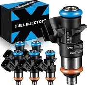 YZHIDIANF Upgraded Fuel Injectors Fits For:-Chrysler 300 For:-Dodge Charger Durango Journey Avenger Challenger For:-Jeep Wrangler jk Grand Cherokee For:-Ram 1500 Promaster 0280158233 3.6L V6 11-19 (6)