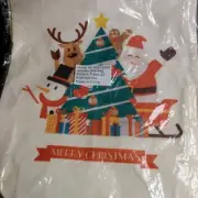 3 Christmas Canvas Tote Bags In Original Plastic Free Shipping