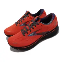 在飛比找momo購物網優惠-【BROOKS】慢跑鞋 Ghost 14 男鞋 橘紅 黑 路
