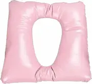 Bedside Commode Seat Cushion, Soft Seat Pad Cover Toilet Seat Cushion with Fixed Straps, Comfortable Commode Padded Seat, Waterproof Padded Cushion for Commode Chair