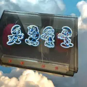 3d printed Plastic Cookie Stamps The Smurfs