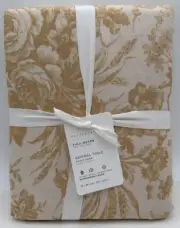 Pottery Barn Sorrel Toile FULL / QUEEN Duvet Cover ~ Harvest Gold
