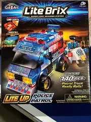 LITE BRIX LITE UP POLICE PATROL CRA Z ART