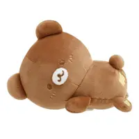 在飛比找momo購物網優惠-【San-X】拉拉熊 一起慵懶系列 麻吉趴姿絨毛娃娃 茶小熊