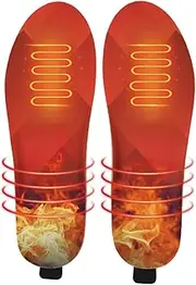 Heated Insoles | USB Rechargeable Foot Warmer with Remote Control | Winter Thermal Insoles for Hunting Fishing Hiking Camping Unisex