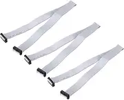 uxcell 3 Pcs IDC Flat Ribbon Cable, 2.54mm Pitch 22mm Width 50cm Long 18 Pin FC to FC Flat Ribbon Connector Jumper Wire for PC, LED Displays