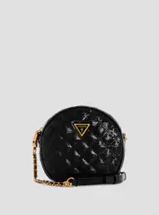 GUESS Women's Black Giully Circle Bag