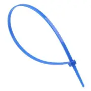 4.8mm x 300mm Blue Zip Cable Tie - Pack of 100
