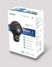 NEW Lockly Black Matte Model X Single-Cylinder Biometric 3D Fingerprint Deadbolt