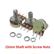 10pcs WH148 B1K/2K/5K/10K/20K/50K/100K/250K/500K/1M Single way Potentiometer L15
