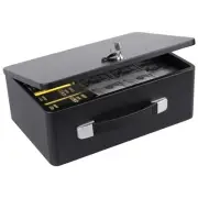 Fire Resistant Document Box with Key Lock Fireproof Safe Storge Security Chest