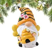 Garden Gnome Statue,Garden Decorations Gnome Sculptures - Resin Garden Gnomes Outdoor Statues for Garden Yard and Balcony
