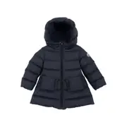 [Moncler] Moncler Ruffled Hooded Puffer Jacket 24 IT BLUE