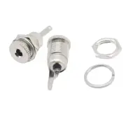 10pcs Copper 3.5mm x 1.35mm DC Power Socket Female Panel Mount Adapter Connector