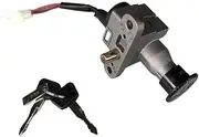 MPVPDLDZPN Motorcycle Scooter Fit for Jog Fit for JOG100 Electric Ignition Switch Lock Set 2 Wire 4 Wire Power Door Lock for Jog 100cc Gy6 125 Cc 100 125(2 Wire)