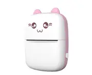 Mini Thermal Printer Bluetooth Mobile Phone Photo Printer Pocket Student Printer-Pink