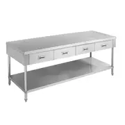 Modular Systems Work Bench With 4 Drawers And Undershelf SWBD-6-1800 - SWBD-6-1800