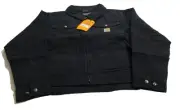 Carhartt Men's Black RUGGED FLEX RELAXED FIT DUCK JACKET Medium