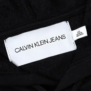 Calvin Klein Jeans 黑色CK LOGO長袖紳士連帽上衣-M/L號