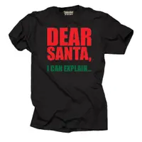 在飛比找蝦皮購物優惠-聖誕老人 T 恤親愛的聖誕老人聖誕 T 恤為聖誕 T 恤