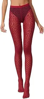 [NUFIWI] Women Sexy Sheer Tights Leggings Patterned Pantyhose Stockings Print Funky Tights Vintage 90s Streetwear Punk