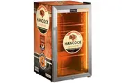 Hancock Vintage Fuel Pump Branded Triple Glazed Alfresco 98 Litre Bar Fridge With LED Strip Lights