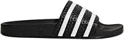 [adidas Originals] Men's Adilette Slides, Core Black/White, 11.5 US